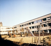 Gårdsinteriör på Söder, ca 1965