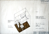 Förslag för badrum inför projektering i Brickebacken, 1968