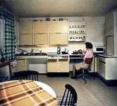 Handikappanpassat kök i Brickebacken, 1971