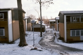 Del av bostadsområde i Glanshammar, 1970-tal