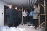 Inspektion efter skadegörelse i hyreshus i Oxhagen, 1980