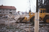 Byggarbetsplats i Glanshammar, 1970-tal
