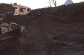 Anläggningsarbete på Wallingatan 1 i Stora Mellösa, 1970