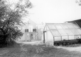 Växthus och nybyggnation på Yxtabacken i Hovsta, 1981