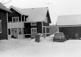 Det nybyggda huset på Yxyabacken i Hovsta, 1982