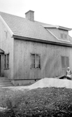 Nya stugan vid Björkhagen under byggnad, 1935