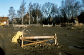 Planering av nybyggnad av hyreshus, 1970