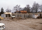 Nybyggnation av hyreshus på Ekenäsvägen 28,30, 1971