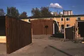 Nybyggnation av hyreshus på Ekenäsvägen, 1970 