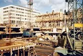 Byggkran vid byggnation av varuhuset Krämaren, 1960