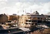 Byggnation av Krämaren och Rudbeckstunneln, 1960