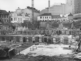 Byggnation av Medborgarhuset, 1963