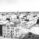 Vy över Kyrkogårdsgatan mot norr, 1960-TAL