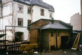 Rivningshus och utedass på Jakobsgatan, 1974