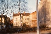 Rivningshus i hörnet Ånäsgatan och Karlslundsgatan, 1975