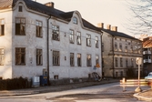 Rivningshus på Ringgatan sett från Hagagatan, 1975