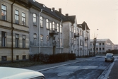 Rivningshus Ånäsgatan mot Hertig Karls allé, 1975