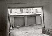 Garage på innergård till Tegelgatan 3, 1970-tal