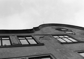 Skada på fasaden till Tegelgatan 1, 1970-tal