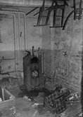 Kamin i källare på Ringgatan 9, 1970-tal