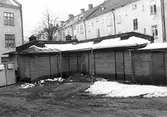 Förråd på innergård på Ringgatan 9, 1970-tal