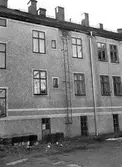 Brandstege på fasad på Karlslundsgatan 20, 1970-tal