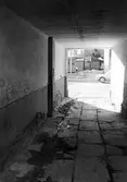 Port in mot bakgård på Karlslundsgatan 20, 1970-tal