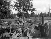 Arbets på bron i Ramshyttan, 1920-tal