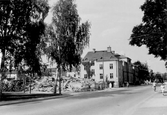 Rivning av hus på Norra Sofiagatan 31, 33 vid Sofiaparken, 1970-tal