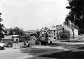 Rivning av hus på Skolgatan 25,27, 1970-tal