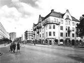 Hörnet Drottninggatan 61 och Södra allén 17, 1962-1965