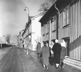 Drottninggatan mot norr, 1960-03-21