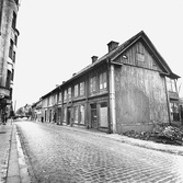 Drottninggatan mot norr från nr 46, 1959-04-10