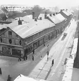 Kalms på Drottninggatan 27-33 mot söder, 1955