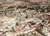 Flygfoto över centrum, 1963