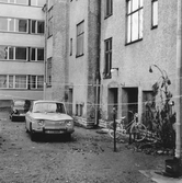 Hyreshus från gårdssidan på Änggatan 10, 1968-1972