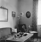 Vardagsrum på Bromsgatan 12, 14, 1970-tal