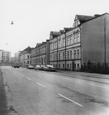 Fabriksgatan mot Änggatan, 1970-1972