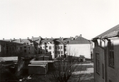 Bakgård på Karlslundsgatan, 1970-tal