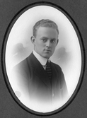 Harry Bergh, elev vid Örebro Tekniska Elementarskola, 1921-06-07