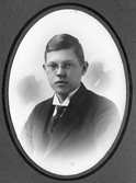 Gunnar Englesson, elev vid Örebro Tekniska Elementarskola, 1921-06-07