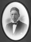 Nils Ericsson, elev vid Örebro Tekniska Elementarskola, 1921-06-07