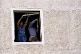 Byte av fönster i Stjärnhusen, 1985-06-12