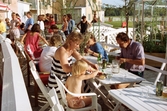 Fest på veranda i Ladugårdsängen, efter 1992
