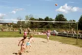 Volleybollspel vid Varbergabadet, 1990-tal