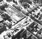 Flygfoto över Krämarbygget, 1960-08-02