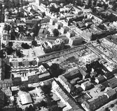 Flygfoto över Krämarbygget, 1960-08-02