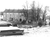 Grundarbete inför byggnation av Krämaren, september 1959