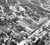 Flygfoto över Krämarbygget, 1960-08-02