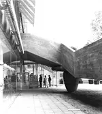 Korvkiosk under Krämarens trappa, 1963